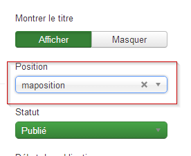 joomla modules maposition