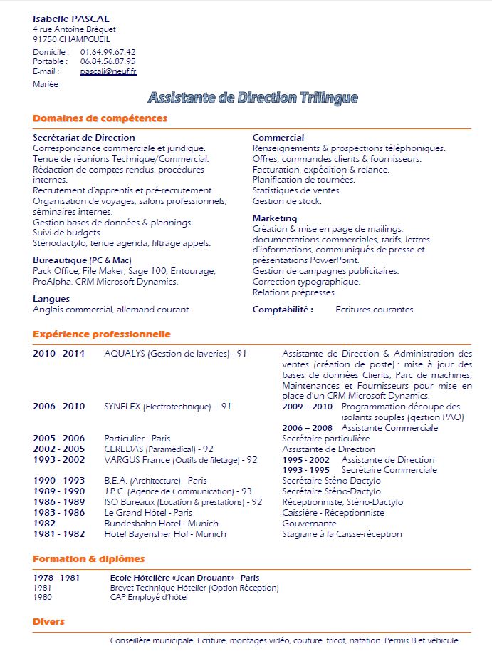 curriculum vitae