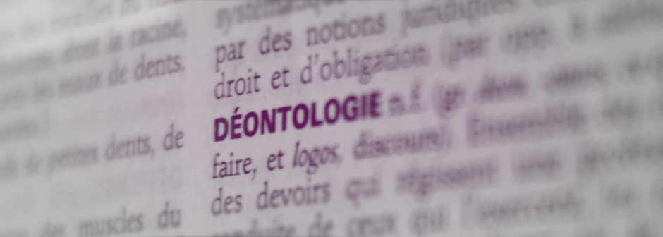 En toutes lettres - deontologie